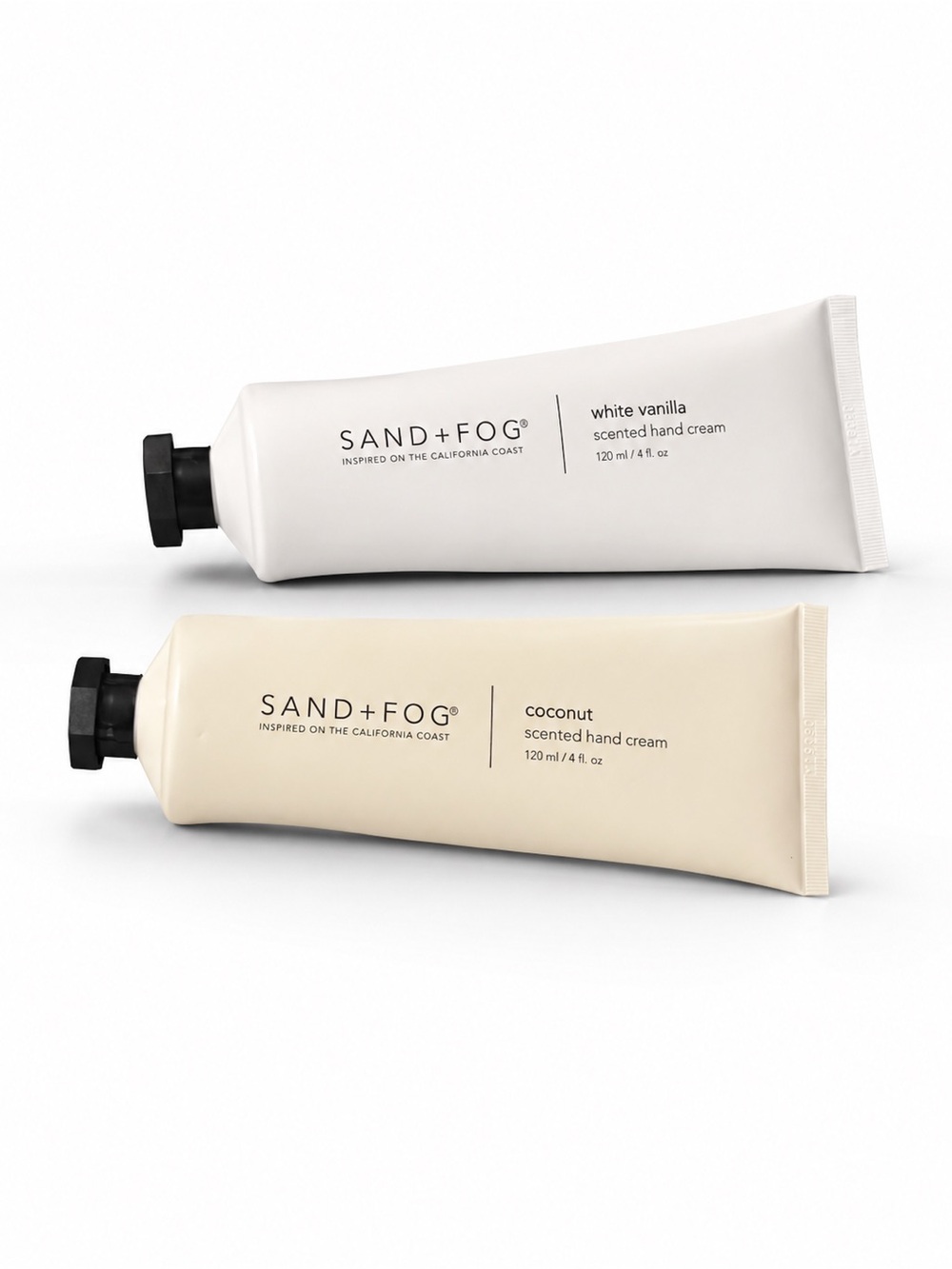 SAND+FOG White Vanilla & Coconut Scented Hand Cream Duo